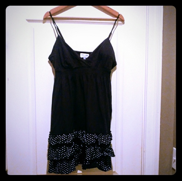 PINK Victoria's Secret Dresses & Skirts - Cute PINK Black & White Ruffled Sundress! L